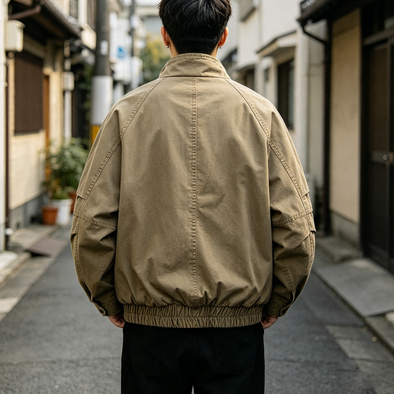 Japanese Vintage Multi-Pocket Denim Shirt – Loose Fit Utility Workwear Overshirt for Men – Japanese vintage | yamalin clothes | Yamalinclothes