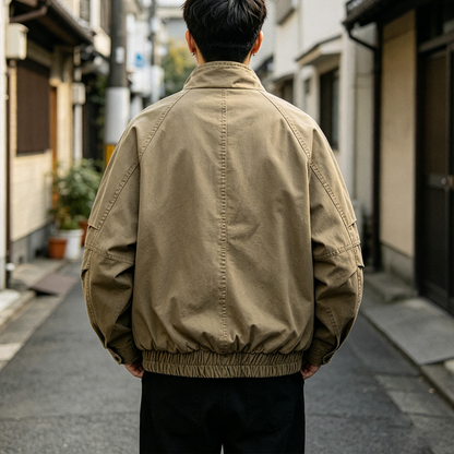 Japanese Vintage Multi-Pocket Denim Shirt – Loose Fit Utility Workwear Overshirt for Men – Japanese vintage | yamalin clothes | Yamalinclothes