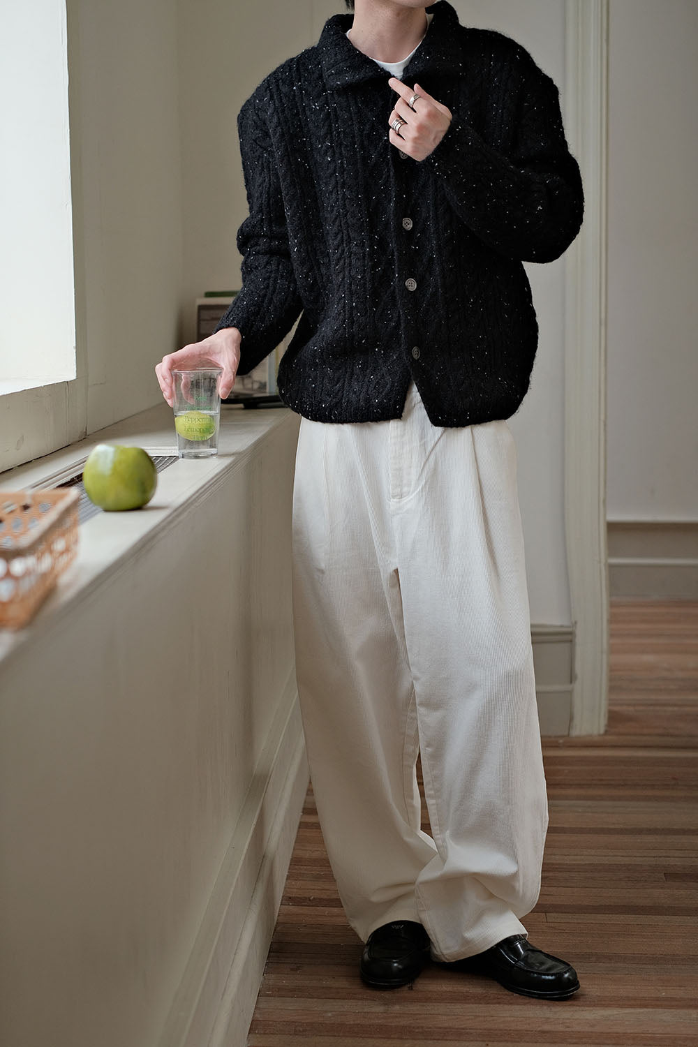 Coke Life CARPEM Winter Sweater Coat - Lazy Style Braided Wool Knit Unique Design Top