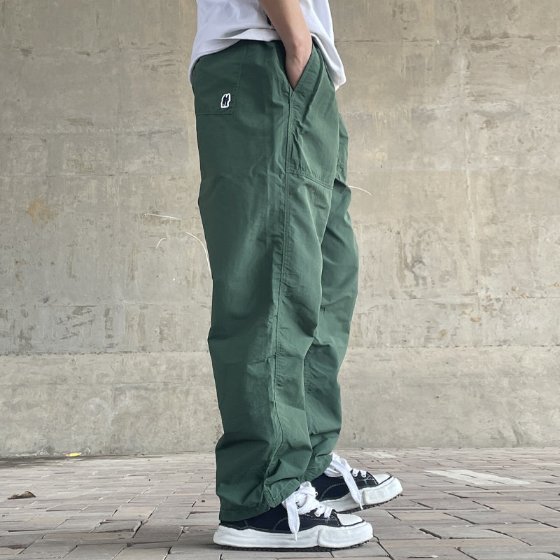 Unisex Japanese Style Summer Cargo Pants - Thin Quick-Dry Breathable Loose Paratrooper Pants