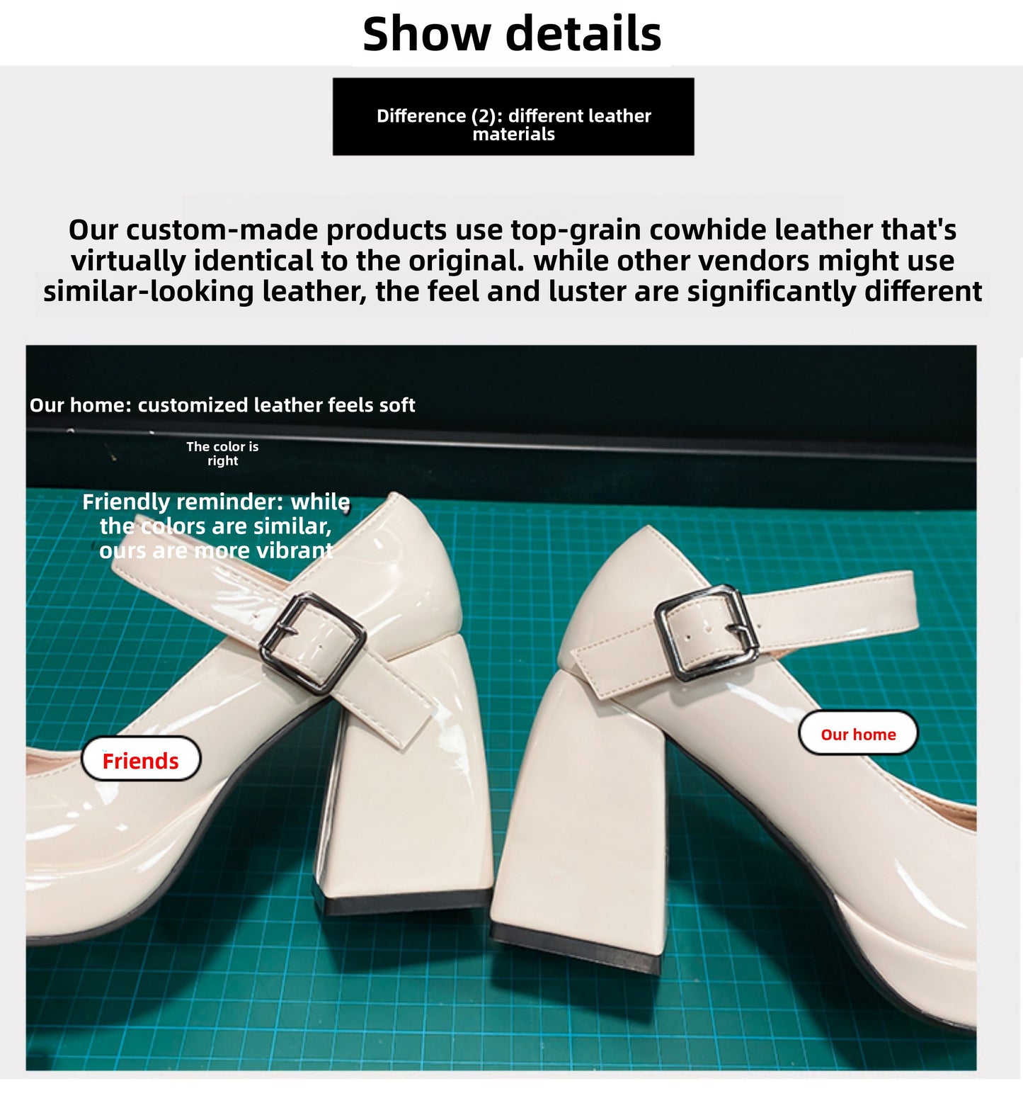 Women's French Style Mary Jane Wedding Shoes - Waterproof Platform Chunky Heel Elegant Bridesmaid Shoes