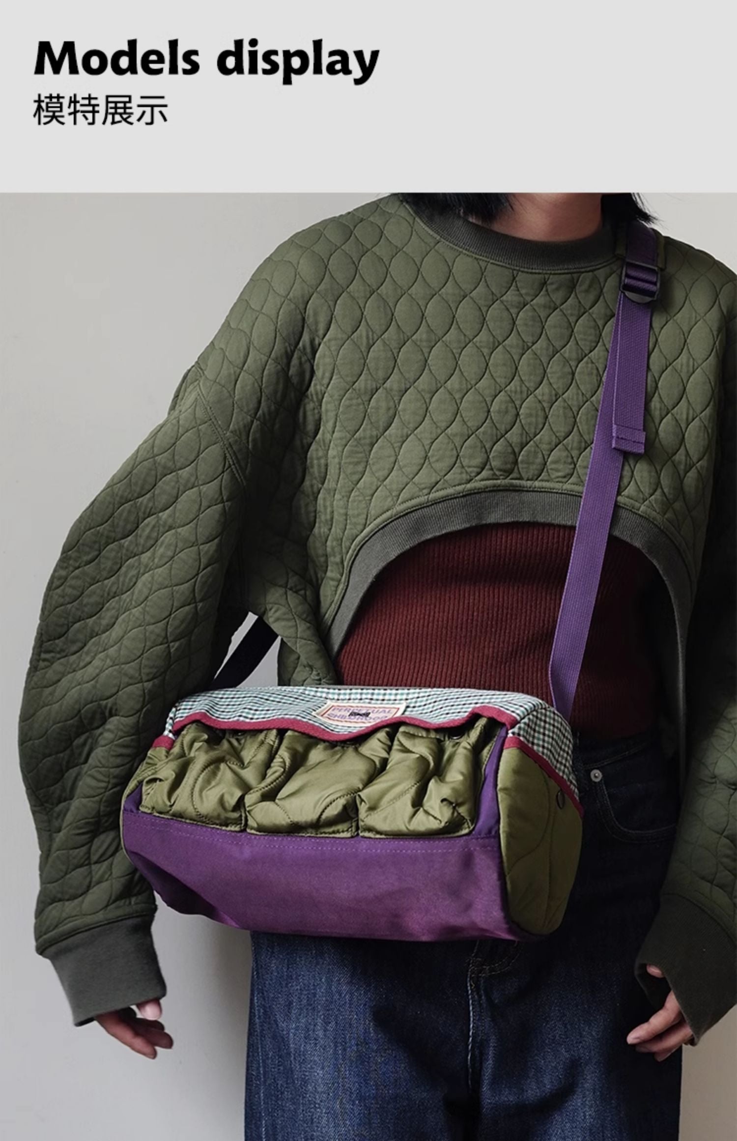 Original Design Autumn and Winter Shoulder Bag Fashion Messenger Bag Niche Lightweight Boston Bags Women