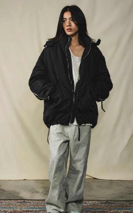 Cooker Stand Collar Hooded Down Jacket Zipper Thickened Trendy Brand Warm Men's New White Duck Down Coat New Winter