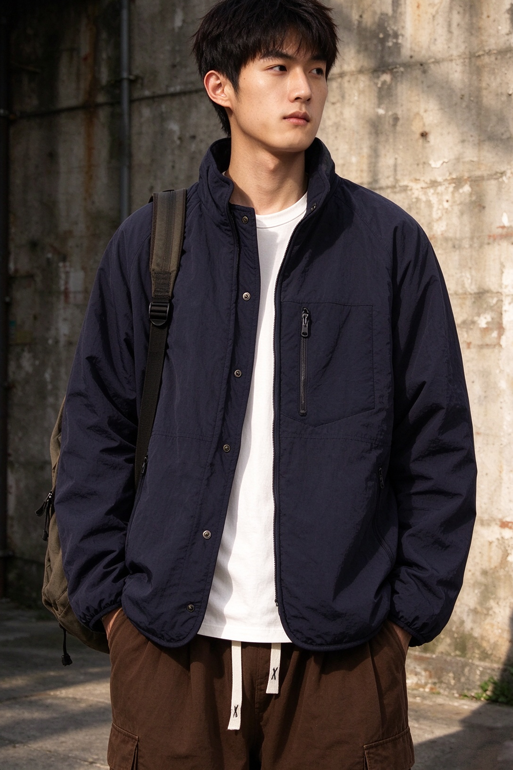 Reversible Fleece Jacket – Geometric Pattern | Yamalinclothes | Vintage workwear outfit