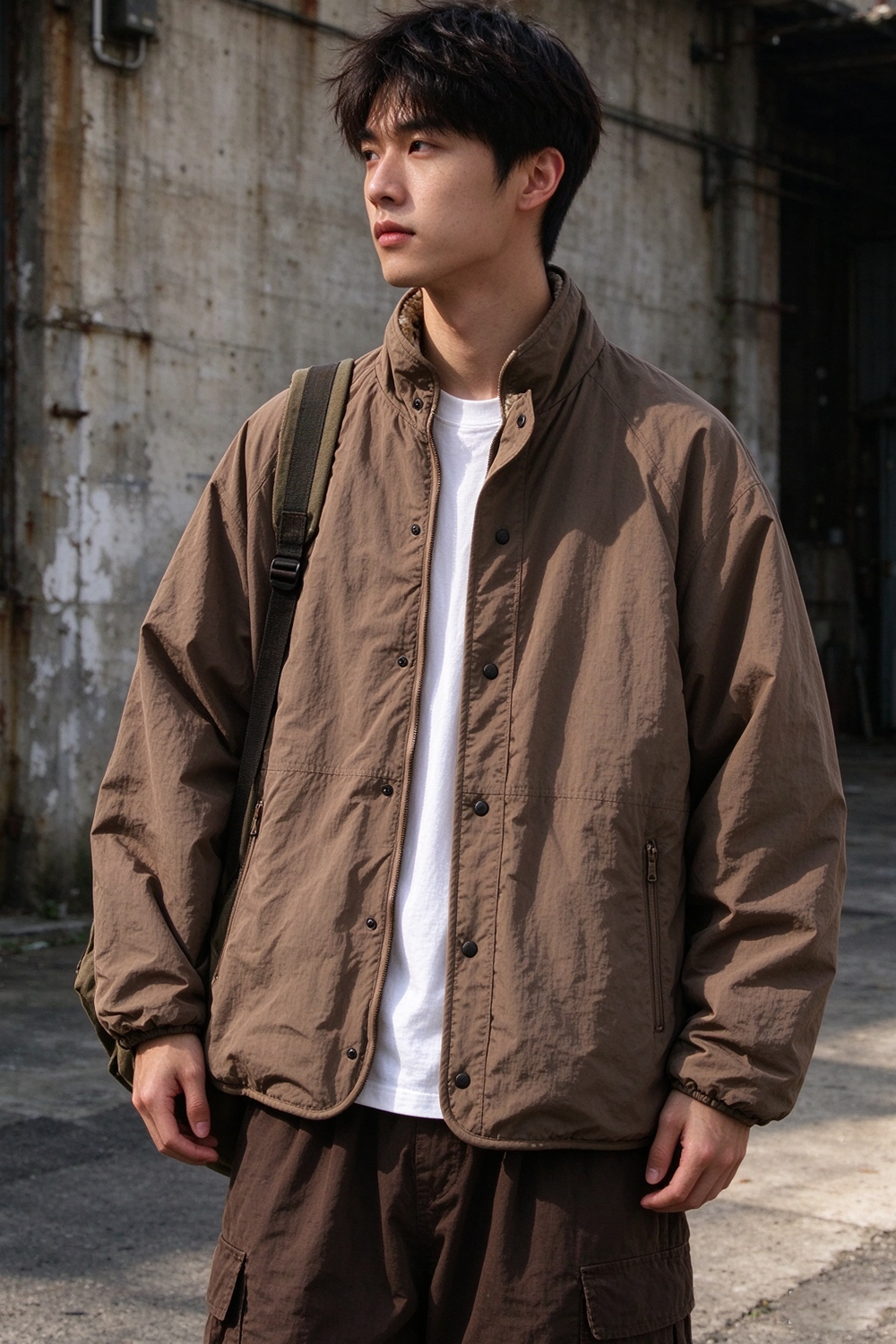 Reversible Fleece Jacket – Geometric Pattern | Yamalinclothes | Vintage workwear outfit