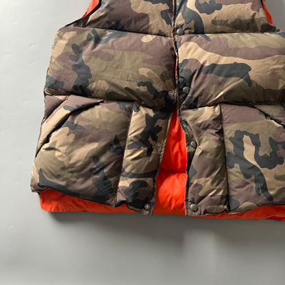 Men's Reversible 90% White Duck Down Camouflage Vest