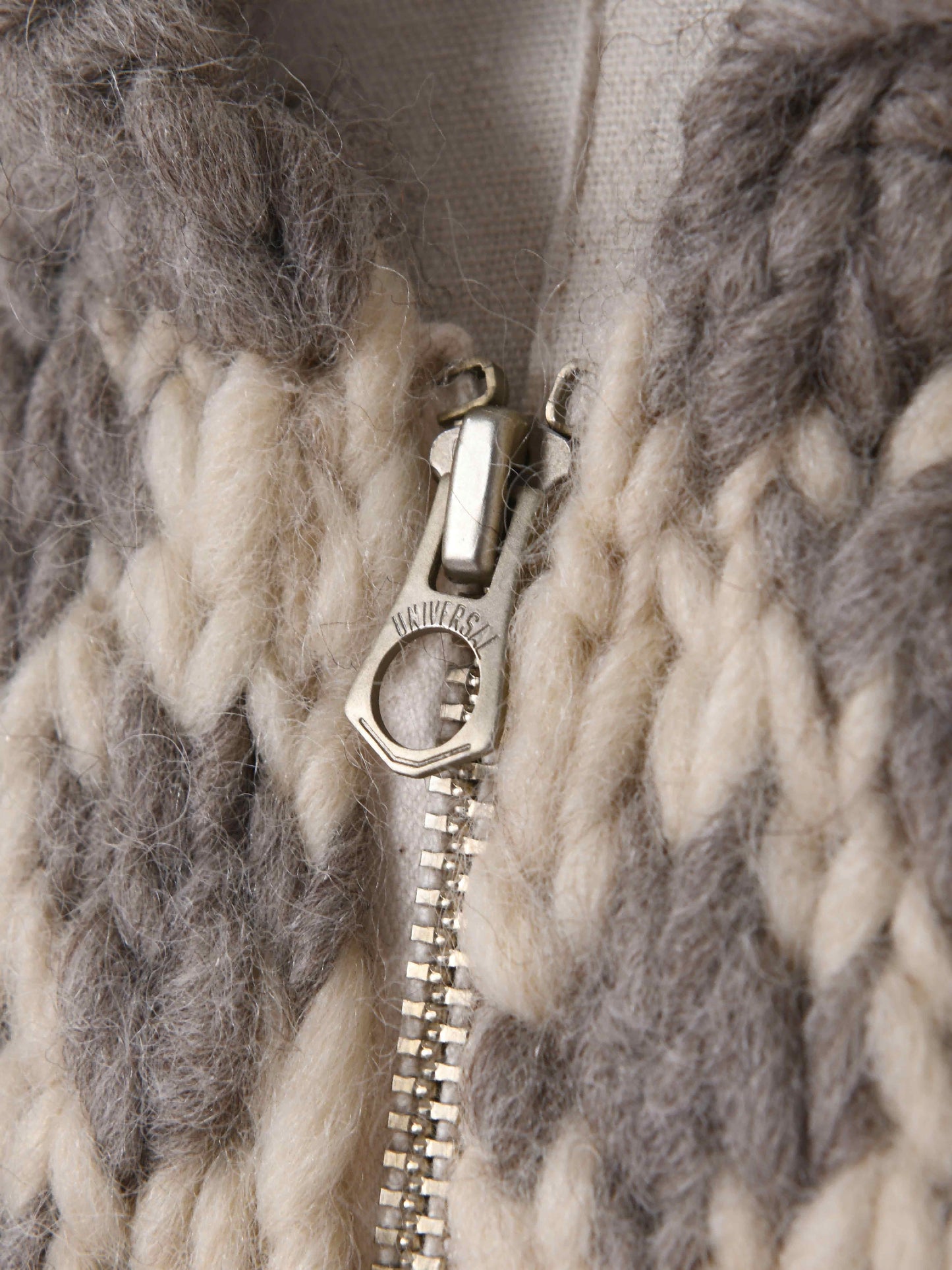 Vintage Neutral Waffle-Knit Long Sleeve Shirt – Spring/Autumn Unisex Casual