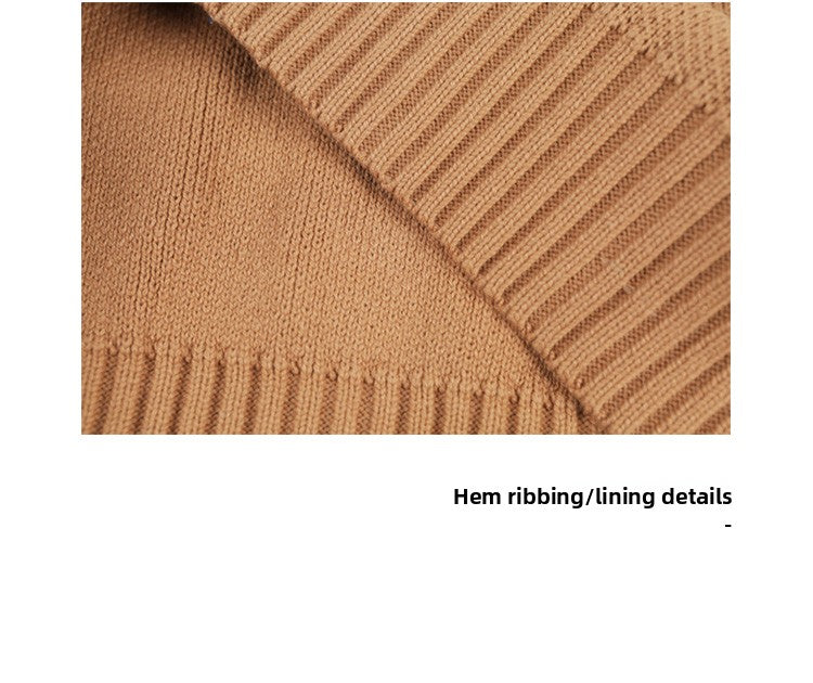 MEDRIA Autumn Winter Trendy Brand Street New Casual Warm Sweater Men Thick Loose Round Neck Couple Knitted Sweater
