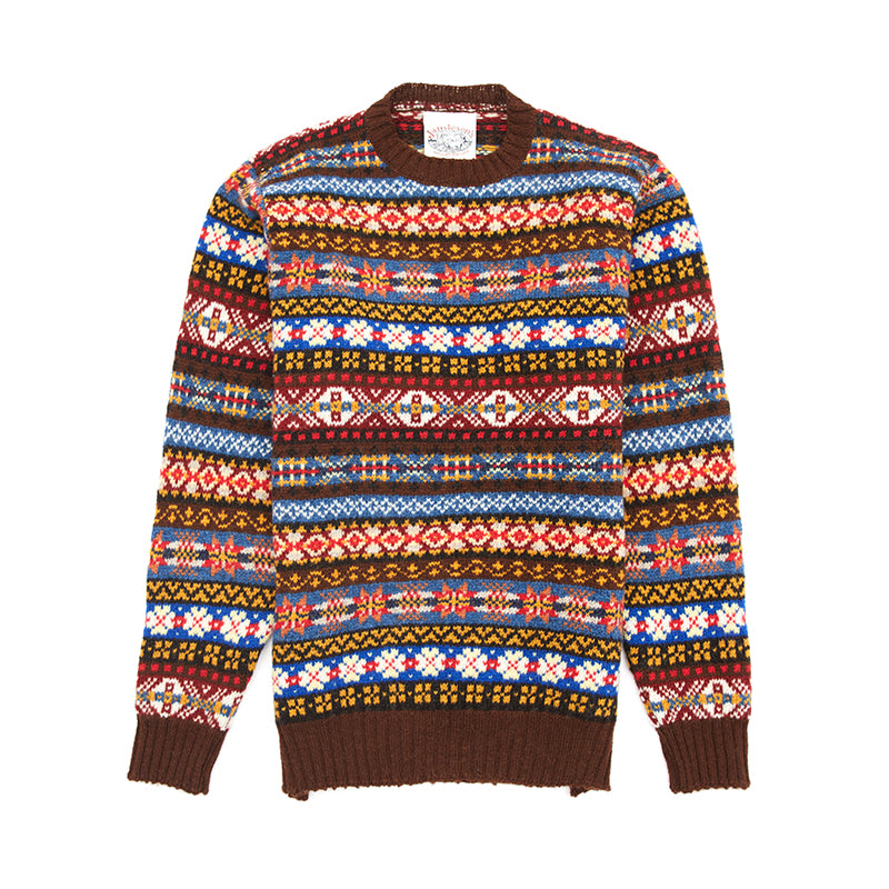 Jamiesons 130-Year Fair Isle Wool Sweater – Scottish Heritage Knit (Unisex)