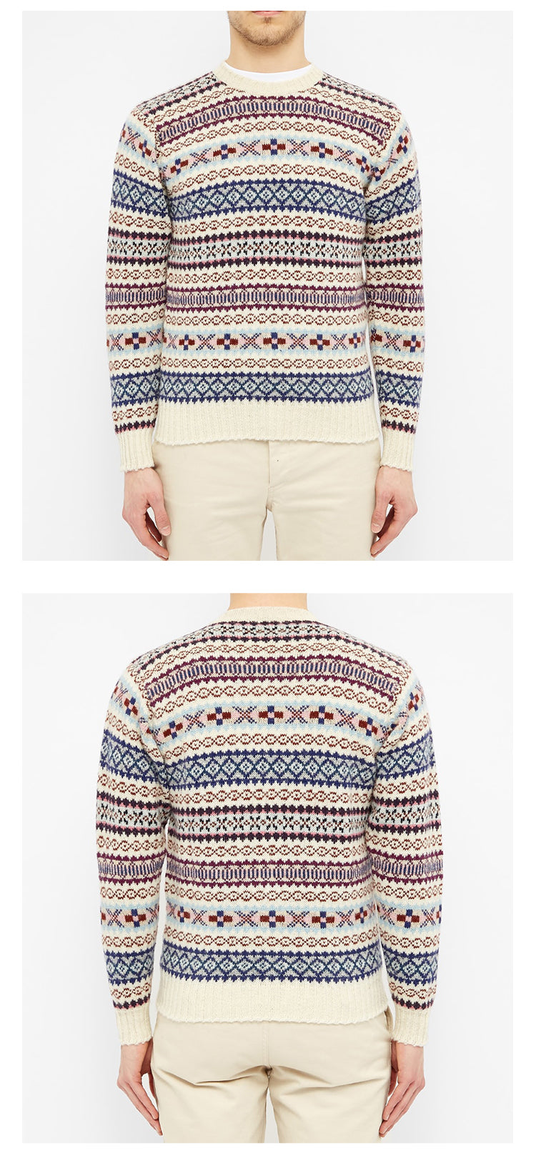 Jamiesons 130-Year Fair Isle Wool Sweater – Scottish Heritage Knit (Unisex)