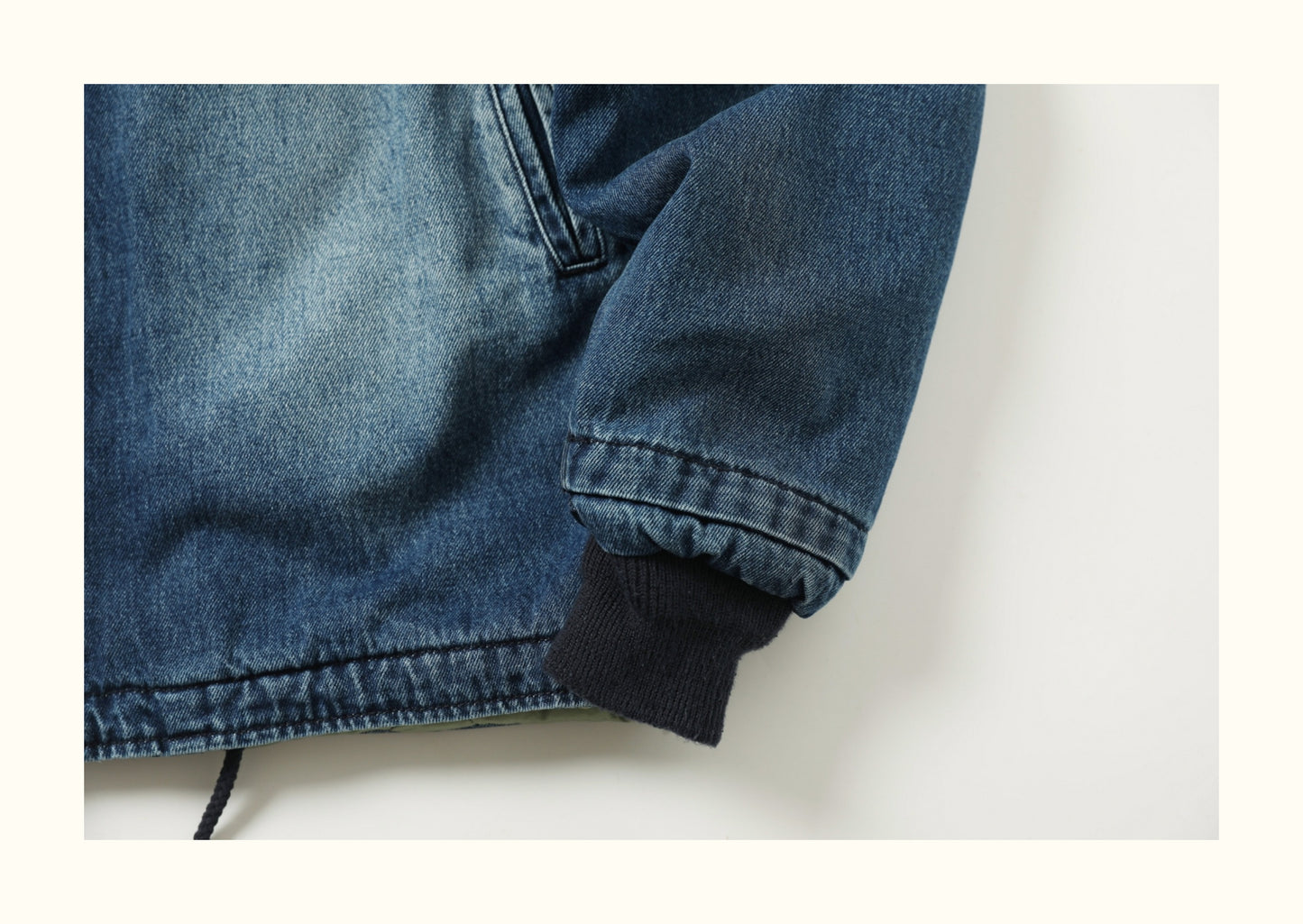 Vintage Navy N-1 Deck Jacket – Washed Cotton American Workwear (Unisex)