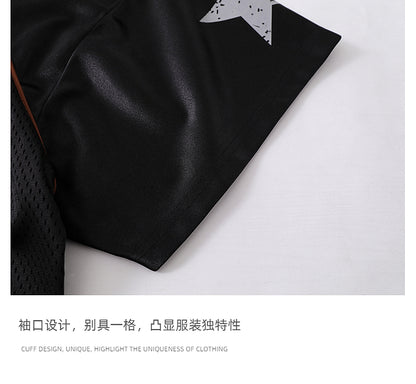 American Street Style T-Shirt for Men and Women 2025 Summer Rugby Jersey Short Sleeve Oversize Loose Casual Top