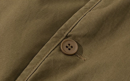 Retro Workwear Cotton Padded Jacket - Turn-Down Collar Winter Coat (Men)