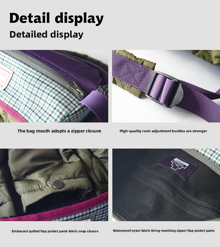 Original Design Autumn and Winter Shoulder Bag Fashion Messenger Bag Niche Lightweight Boston Bags Women