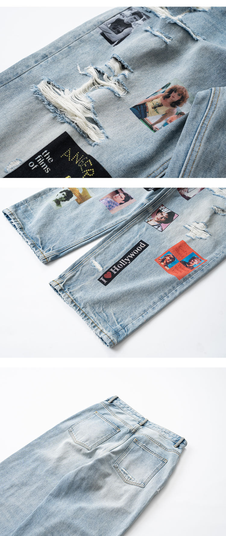 Retro Washed Graffiti Print Crewneck Sweatshirt – Distressed Loose Unisex