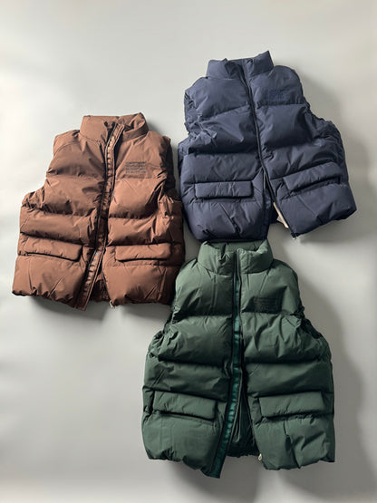 90% White Duck Down Mountain Vest - Fluffy Warm Outdoor Puffer (Unisex)