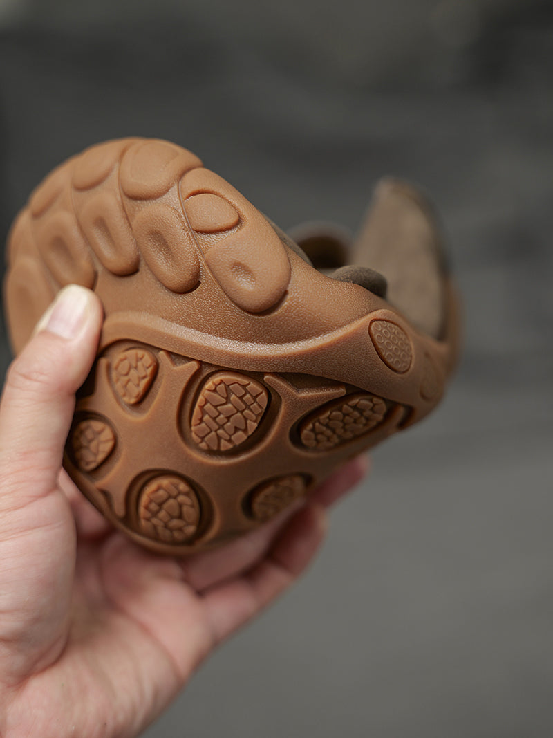 Genuine Leather Slip-On Casual Shoes for Men – Breathable Soft Sole, Lazy-Loafer Comfort