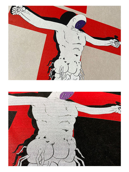 Evangelion Lilith T-Shirt - Washed Vintage Anime Cotton Tee (Unisex)