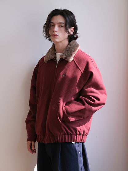 Coke Life Carpem Short Winter Cotton Jacket - Retro Fur Collar Thickened Warm Fashionable Coat