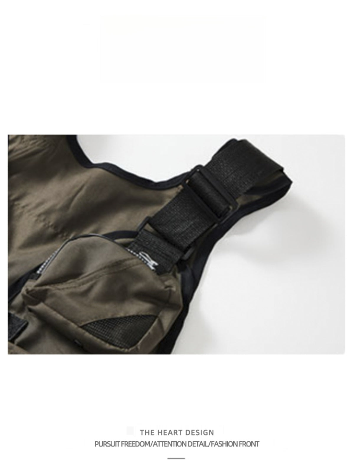 High Street American Style Outdoor Vest for Men and Women, Multi-Functional with Multiple Pockets, Adjustable, Casual, Stylish, Versatile, Roadster Vest for Men