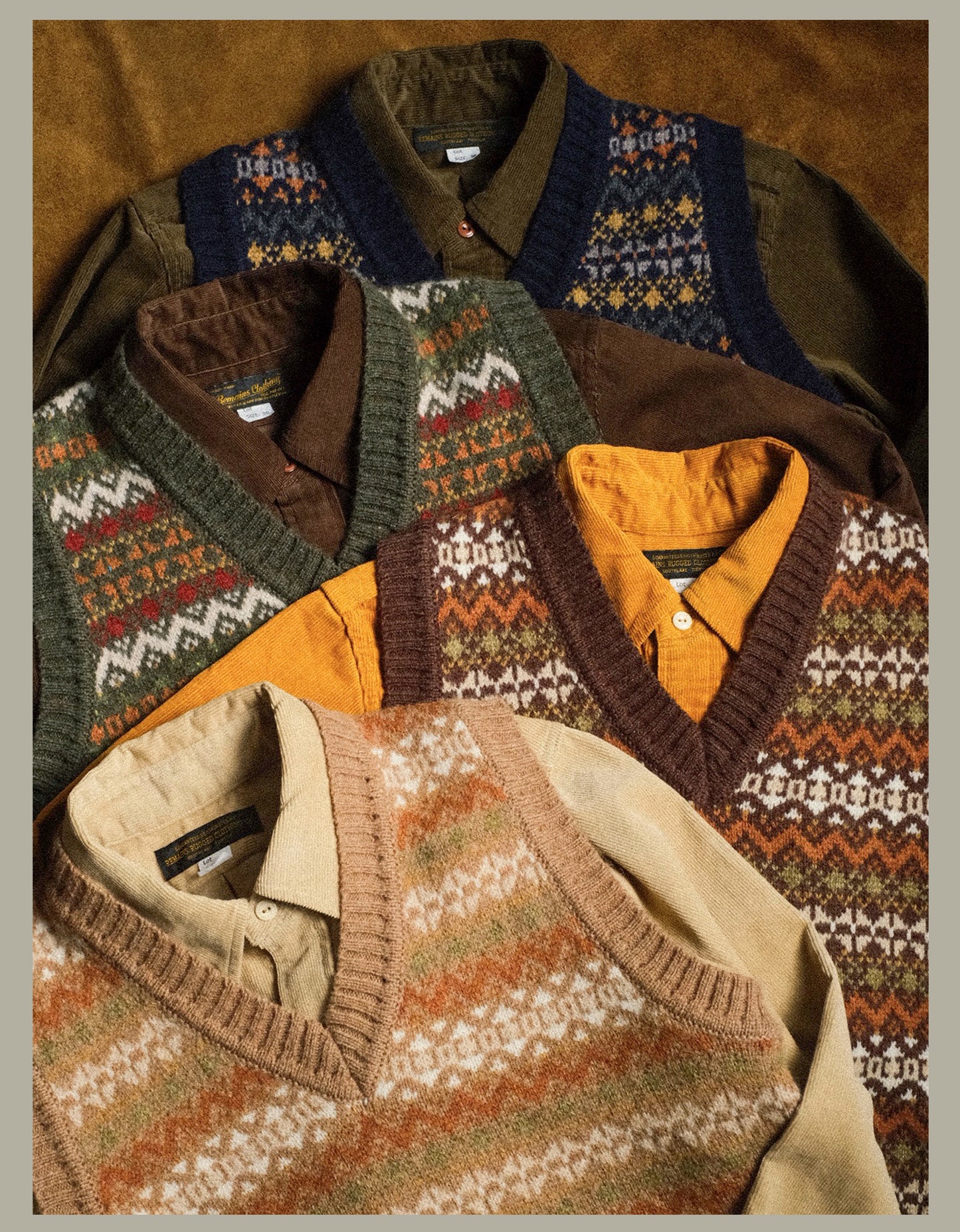 British-Retro Fair Isle Wool Vest – Idle Style Jacquard (Unisex)