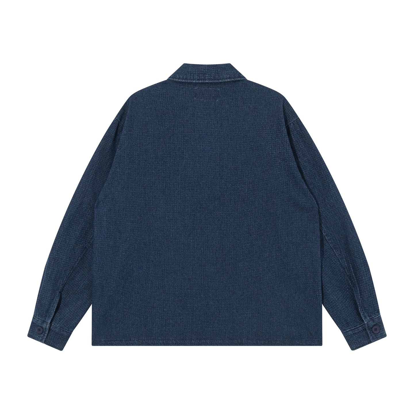 Ethnic-Style Buckle Denim Jacket – Vintage Washed Casual Outerwear with Chinese Folk Detail