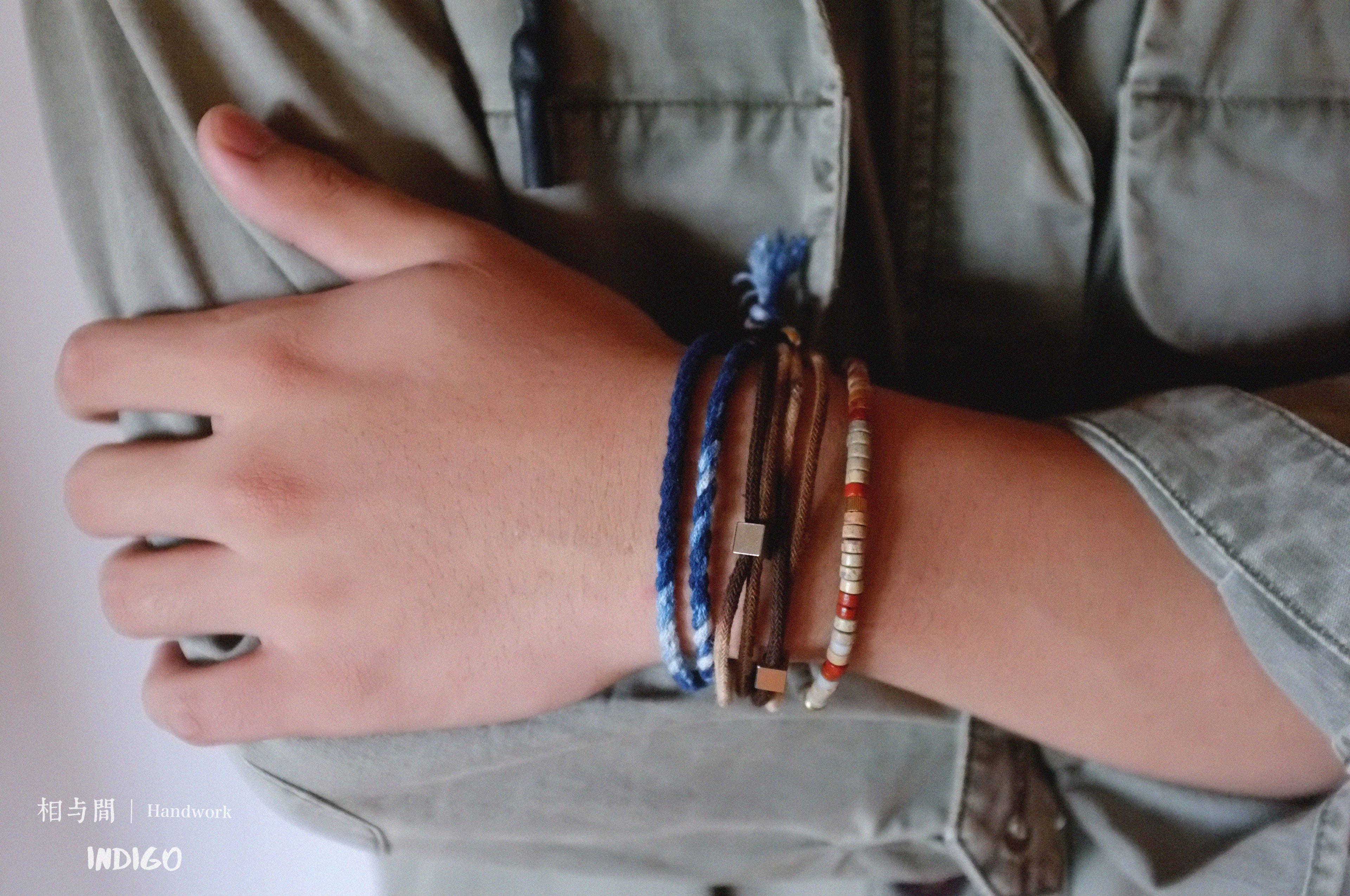 Original Natural Brown Series Shoushan Stone Niche Personality Couple Bracelets Brass Artistic Bracelets