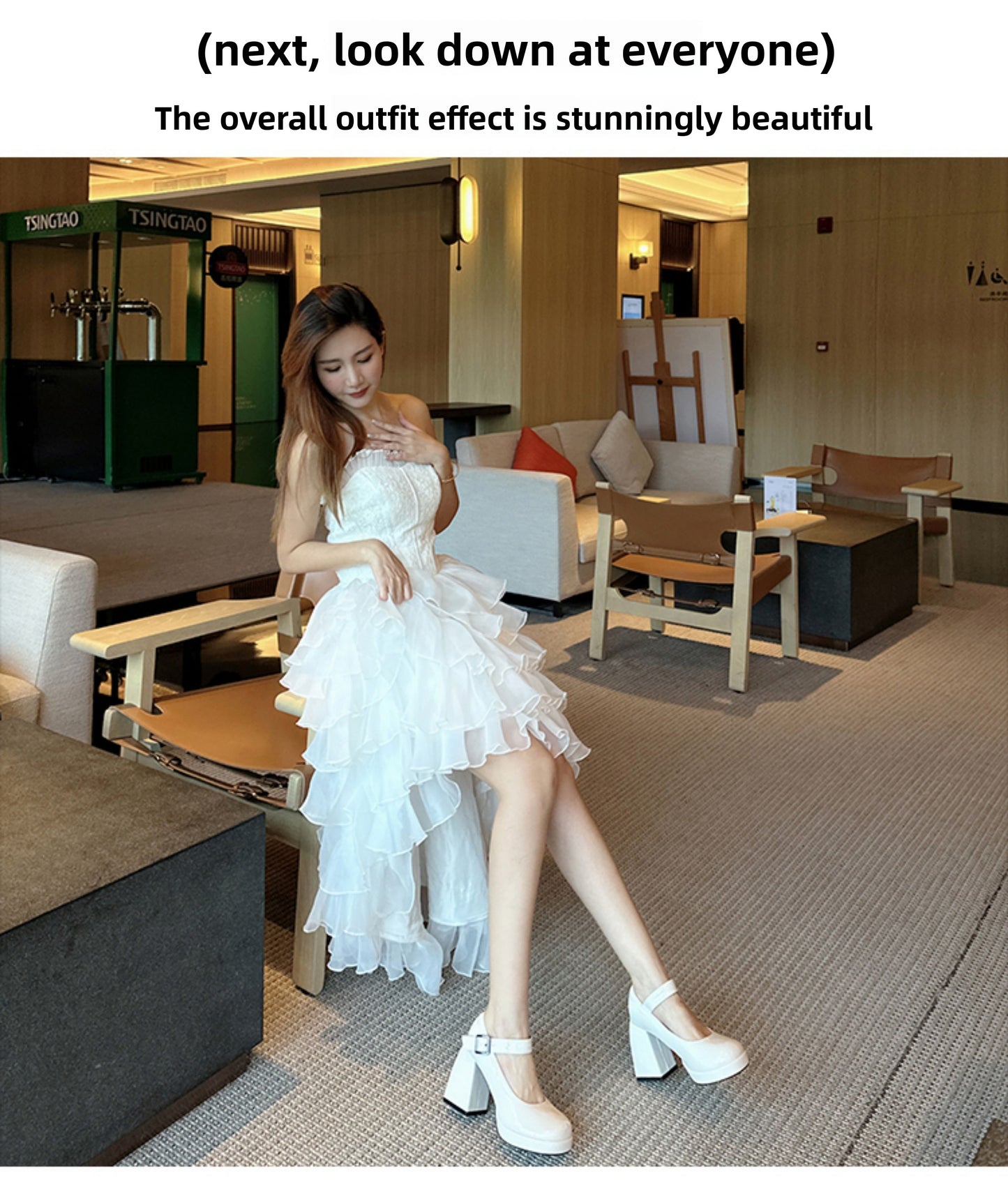 Women's French Style Mary Jane Wedding Shoes - Waterproof Platform Chunky Heel Elegant Bridesmaid Shoes