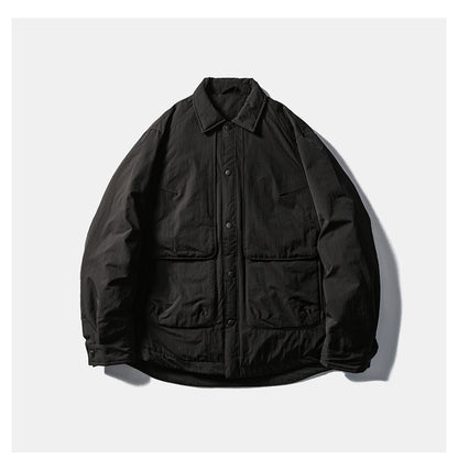 Men's 2025 Shirt-Style Down Jacket - High-End Lightweight 90% White Duck Down Outdoor Warm Coat