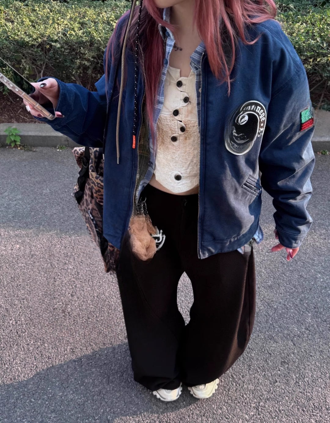 Workwear Jacket Thin Cotton Spring Autumn Couple Street Style Coat 25SS