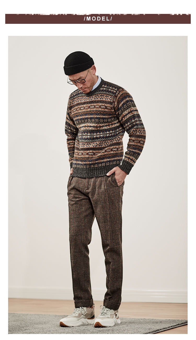 Jamiesons 130-Year Fair Isle Wool Sweater – Scottish Heritage Knit (Unisex)