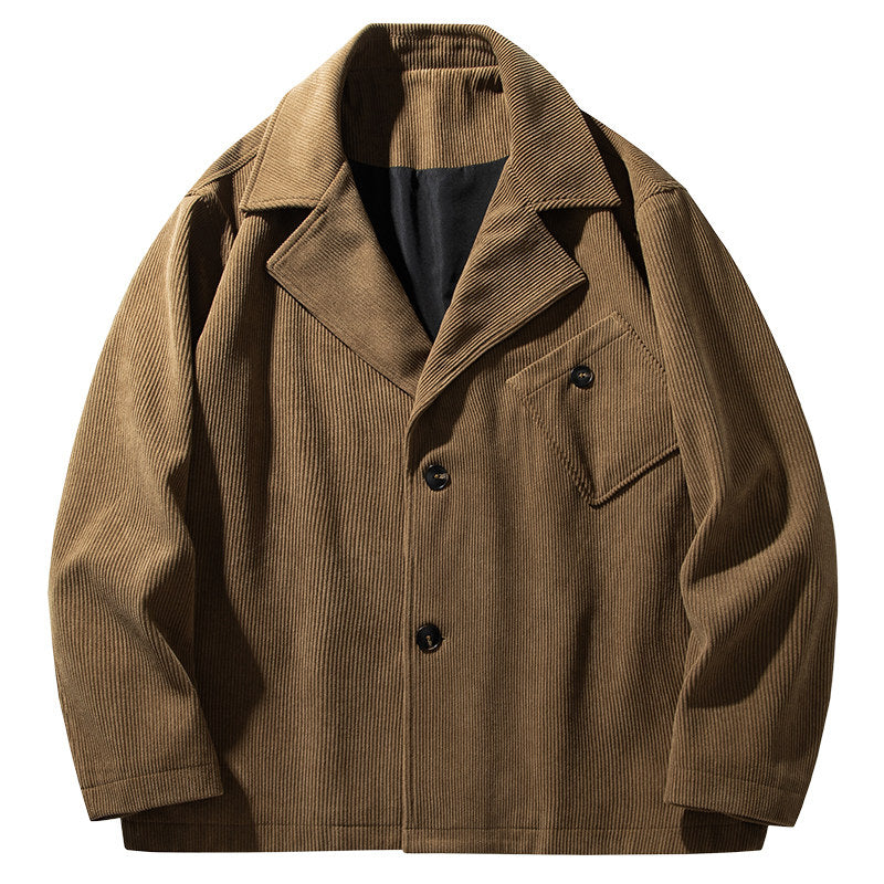 Belgium High-End Japanese Style Blazer - Notched Lapel Casual Suit 2025 (Men)