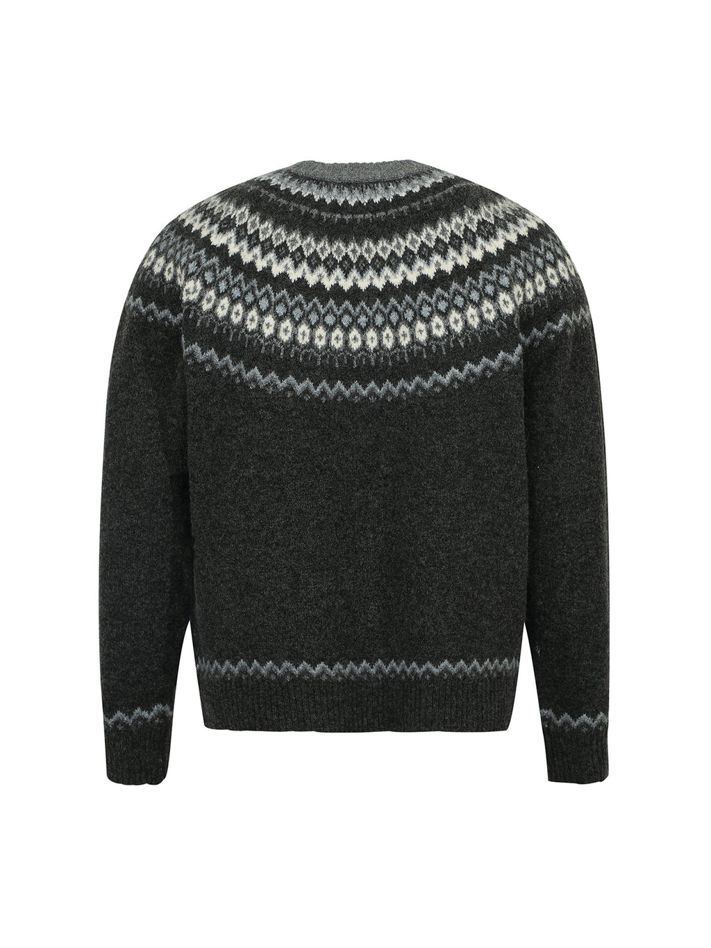 Fair Isle Wool-Blend Jacquard Sweater – Old Money Unisex Knit
