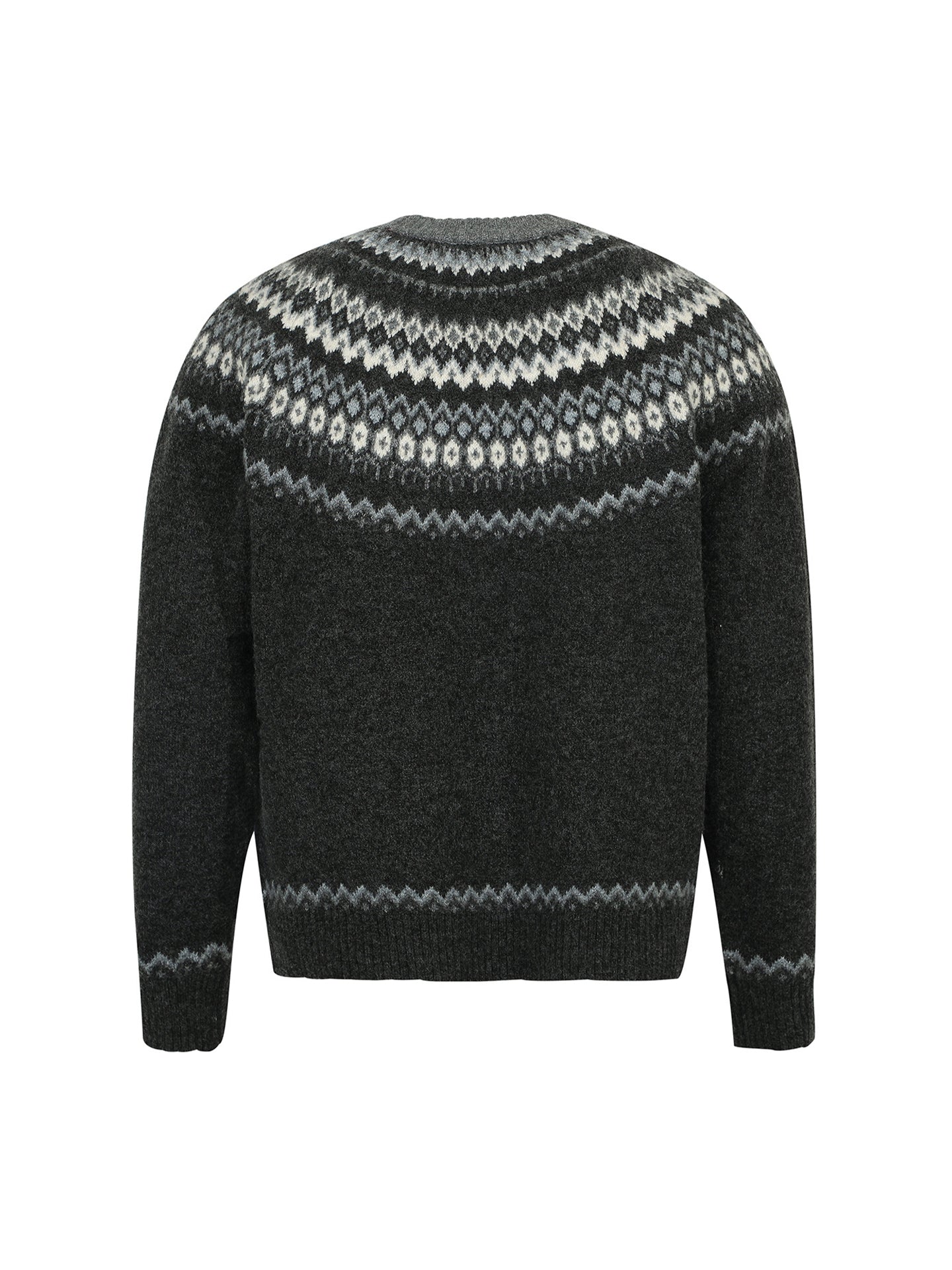 Fair Isle Wool-Blend Jacquard Sweater – Old Money Unisex Knit