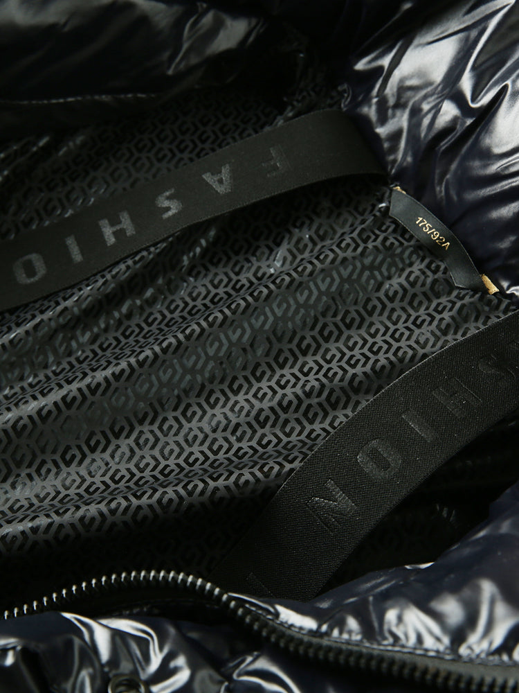 Men's Euro-American Style Mid-Length Down Jacket - 700 Fill Power Cold-Resistant Windproof Hooded Thickened Warm Coat