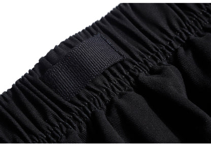 Paratrooper Cargo Pants – Loose Straight Drawstring Casual Trousers Men