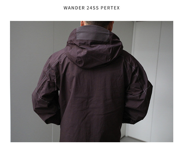 Japanese Outdoor 24SS Pertex Windproof Waterproof Casual Full Laminated 5-Color Jacket – Japanese vintage | yamalin clothes | Yamalinclothes