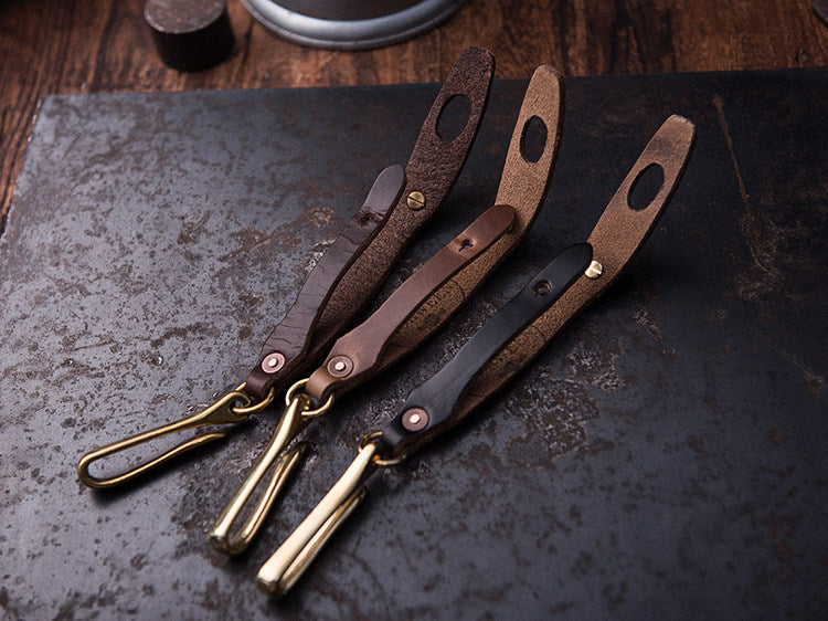 Leather Motorcycle Glove Clamp – Handlebar Glove Holder – Japanese vintage | yamalin clothes | Yamalinclothes