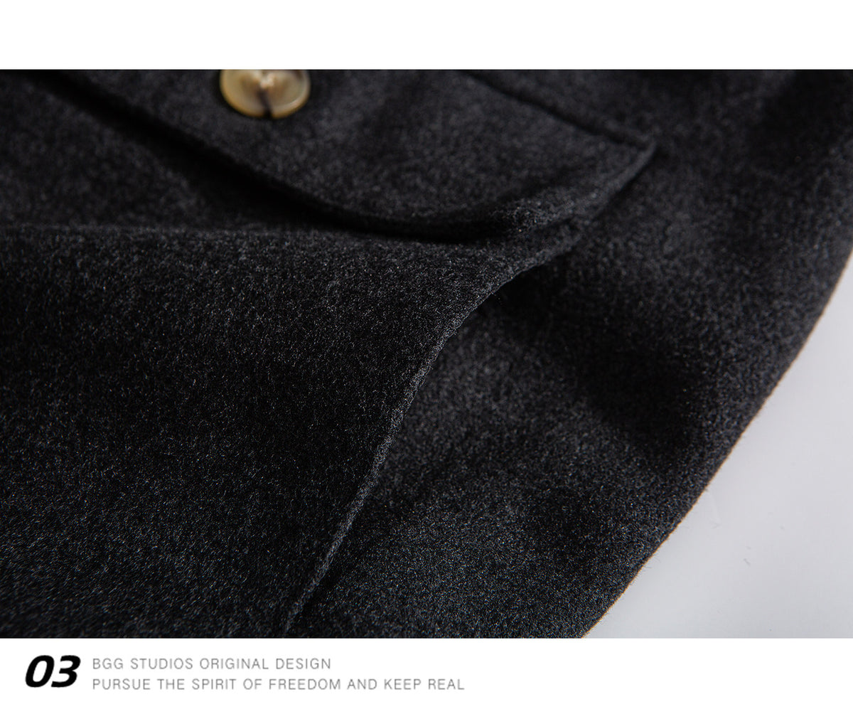 Wool Blend Stand Collar Utility Jacket – American Vintage Minimalist Loose Unisex – Coats Jackets | japanese streetwear | vintage workwear | unisex | Yamalinclothes