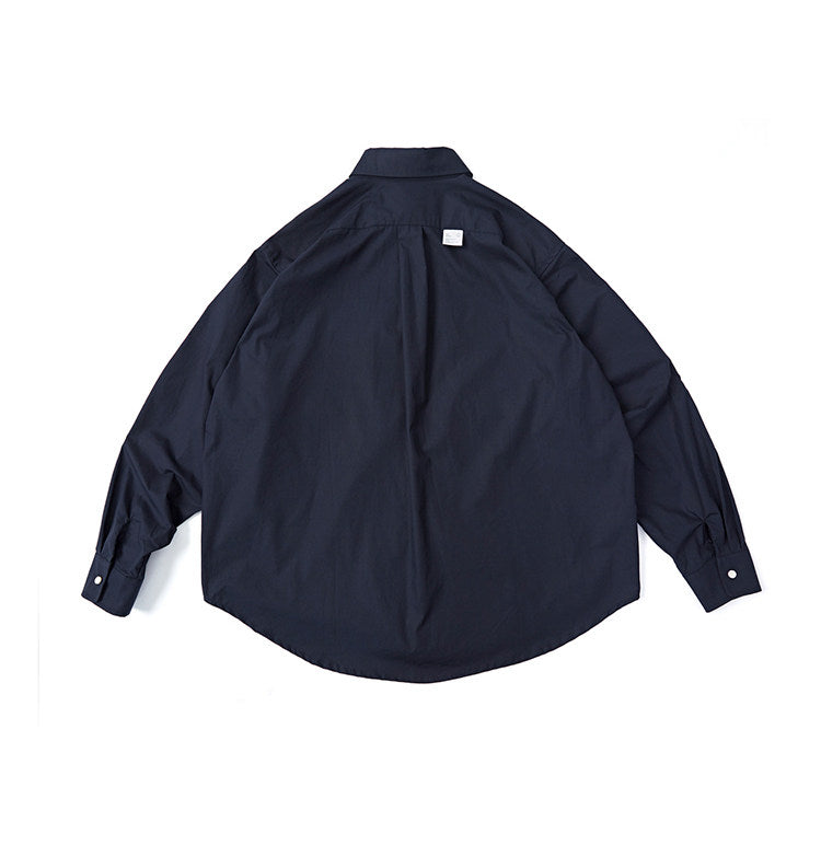 Japanese Retro Outdoor Multi-Pocket Tooling Shirt – Loose Long-Sleeve Unisex Cityboy Top – Japanese vintage | yamalin clothes | Yamalinclothes