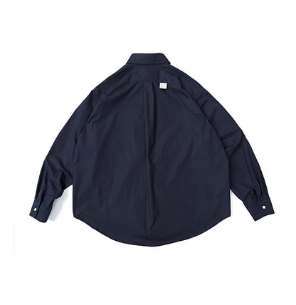 Japanese Retro Outdoor Multi-Pocket Tooling Shirt – Loose Long-Sleeve Unisex Cityboy Top – Japanese vintage | yamalin clothes | Yamalinclothes