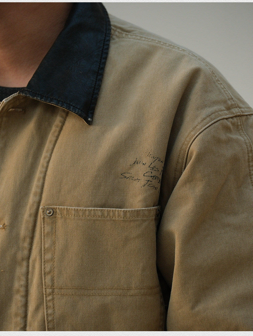 Cotton Lapel Workwear Jacket – Vintage Loose Fit – Coats Jackets | japanese streetwear | vintage workwear | unisex | Yamalinclothes