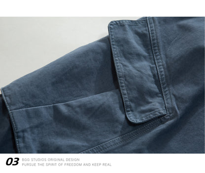 Cotton Cargo Pants – Angled Pockets & Wide Leg | Yamalinclothes