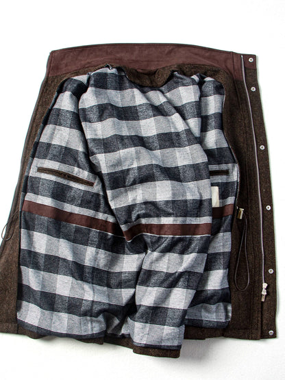 Wool Blend Safari Jacket – Drawstring Waist | Yamalinclothes