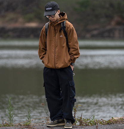 Waterproof Hooded Outdoor Workwear Jacket – Mountain Oversized Unisex