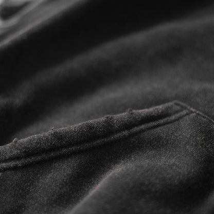Washed Distressed Cropped Hoodie – Oversized Hip Hop Streetwear Sweatshirt