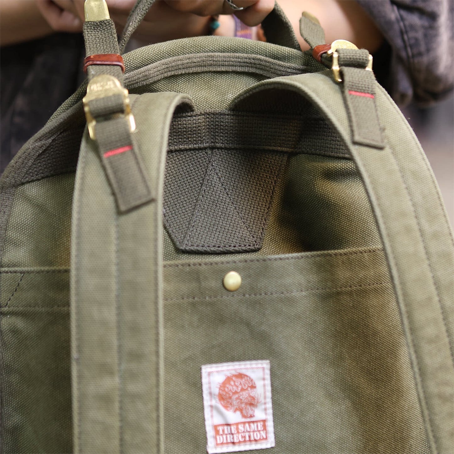 WWII Military Canvas Backpack – 20oz Heavyweight Vintage – Japanese vintage | yamalin clothes | Yamalinclothes