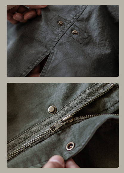 M51 Military Fishtail Parka – American Vintage Mid-Length Trench Coat Men – Japanese vintage | yamalin clothes | Yamalinclothes