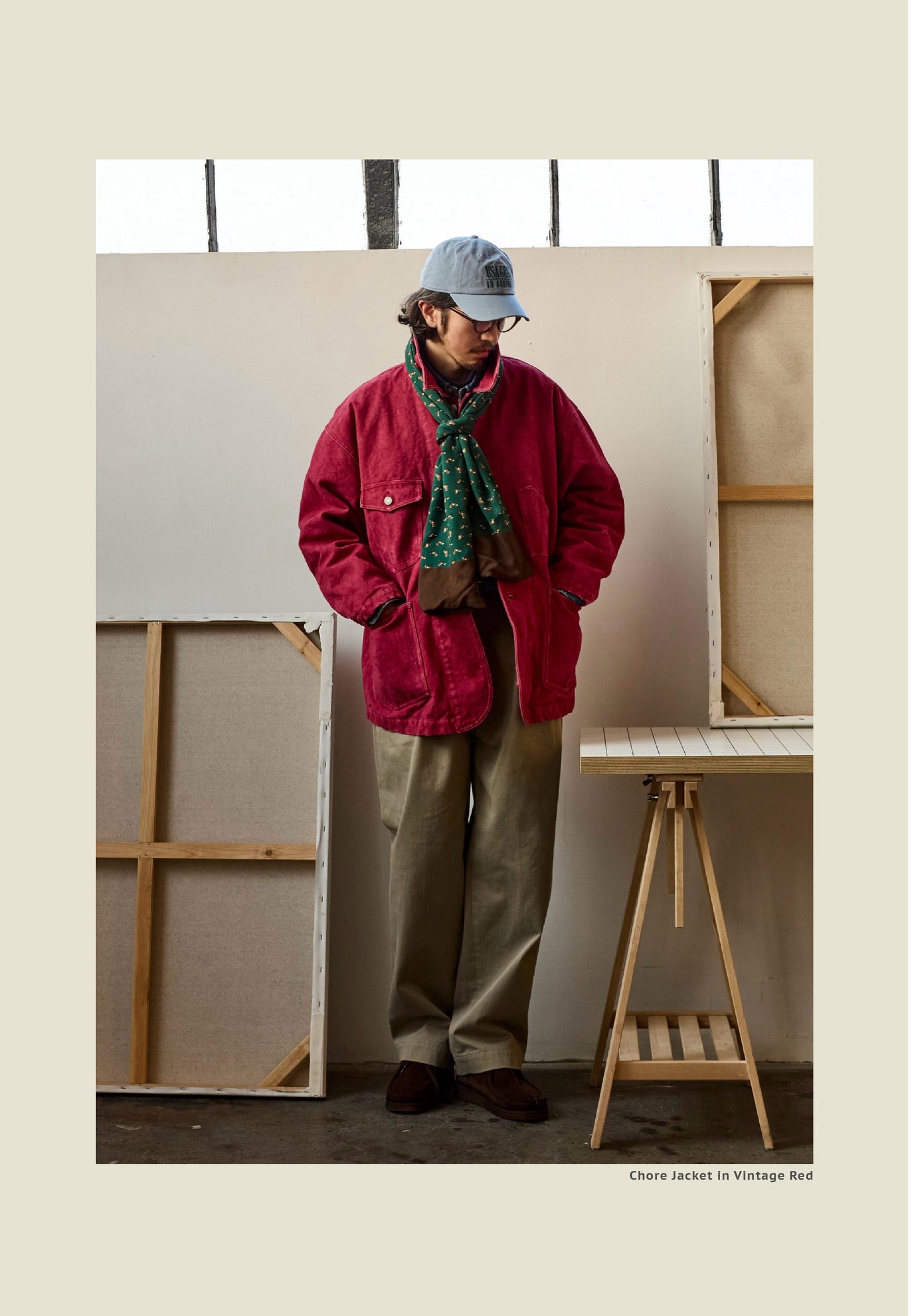 Chore Jacket - Yamalin Classic Heavy Wash French Workwear Cargo Jacket