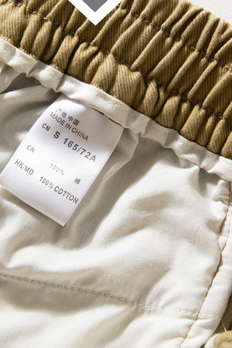 Cotton Pants – Diagonal Seams & Drawstring Waist | Yamalin clothes | Vintage workwear outfit for men